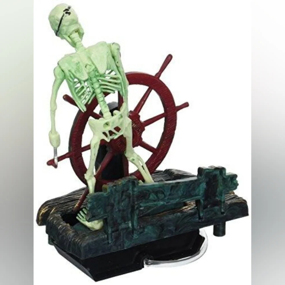 BRAND NEW AQUARIUM PENN-PLEX SKELETON AT THE WHEEL BUBBLER